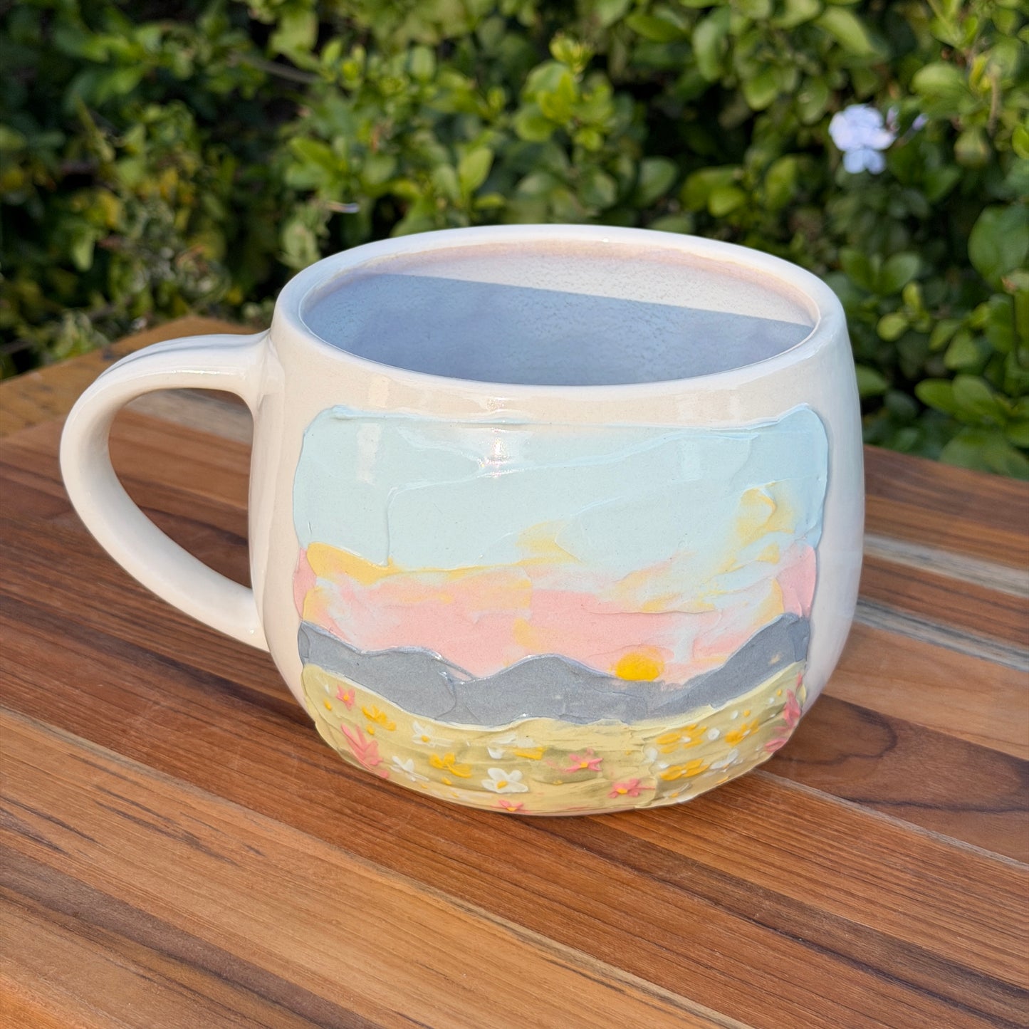 Impressionist Soup Mugs - Sunset