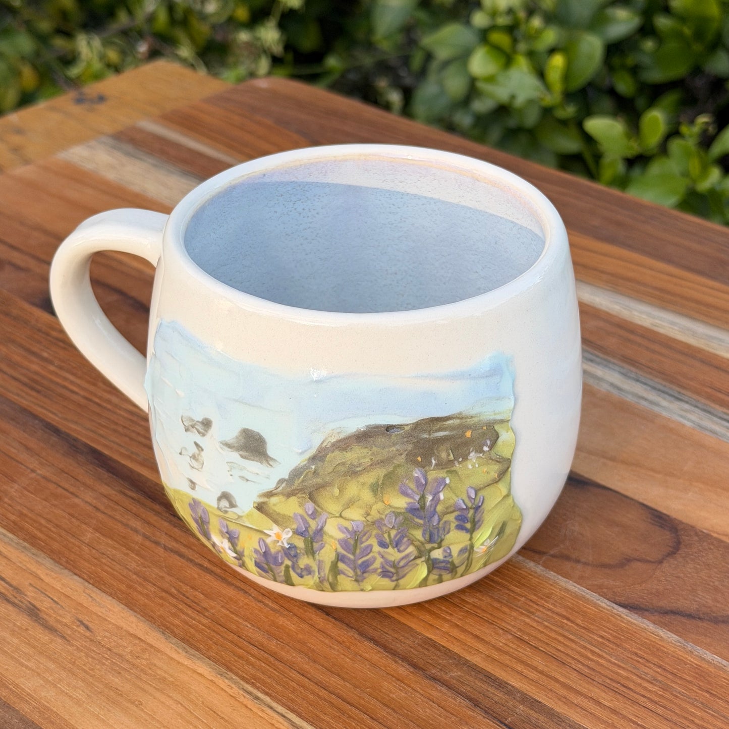 Impressionist Mugs - Lavender Ocean
