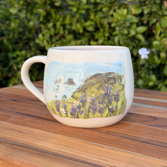 Impressionist Mugs - Lavender Ocean