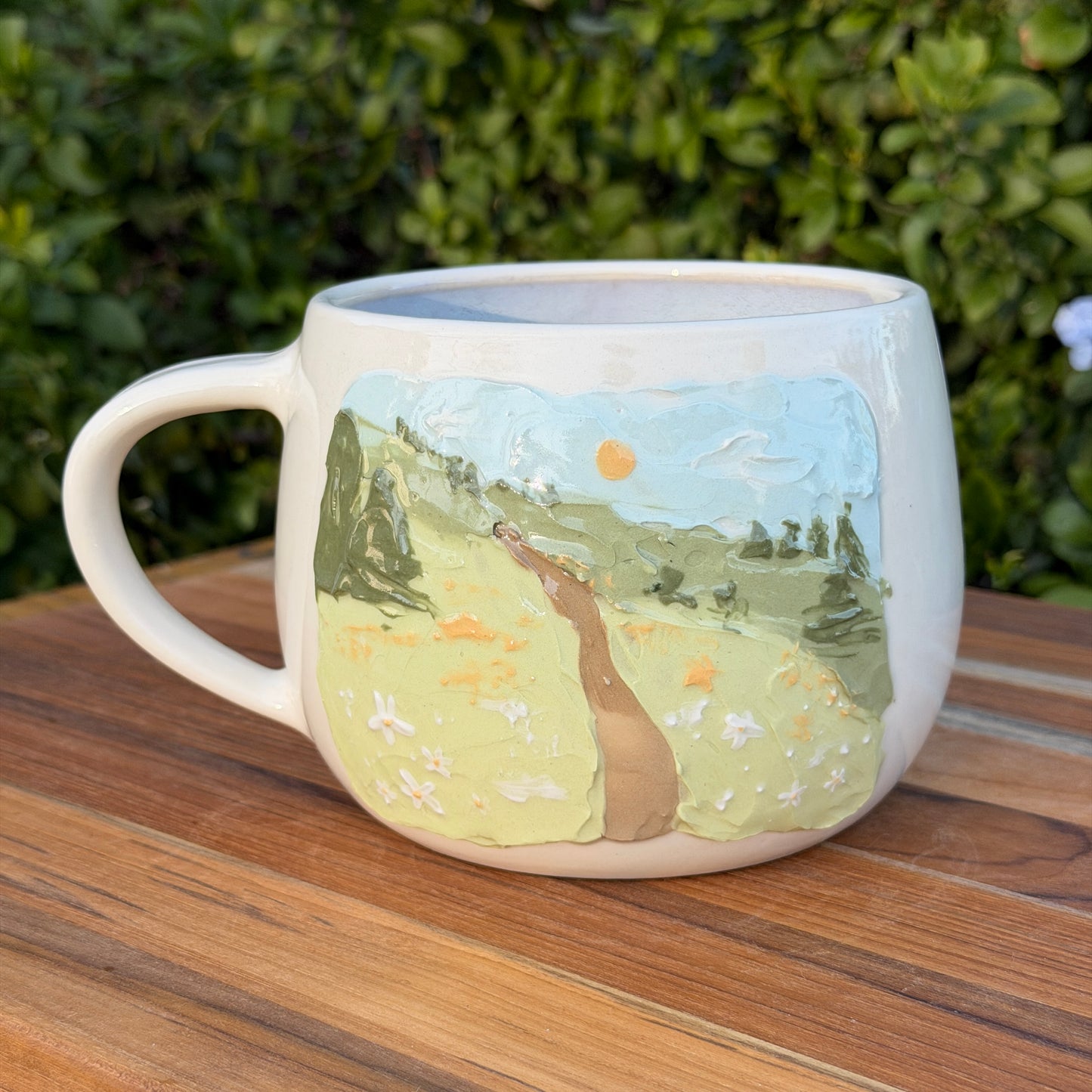 Impressionist Soup Mugs - Afternoon Hike