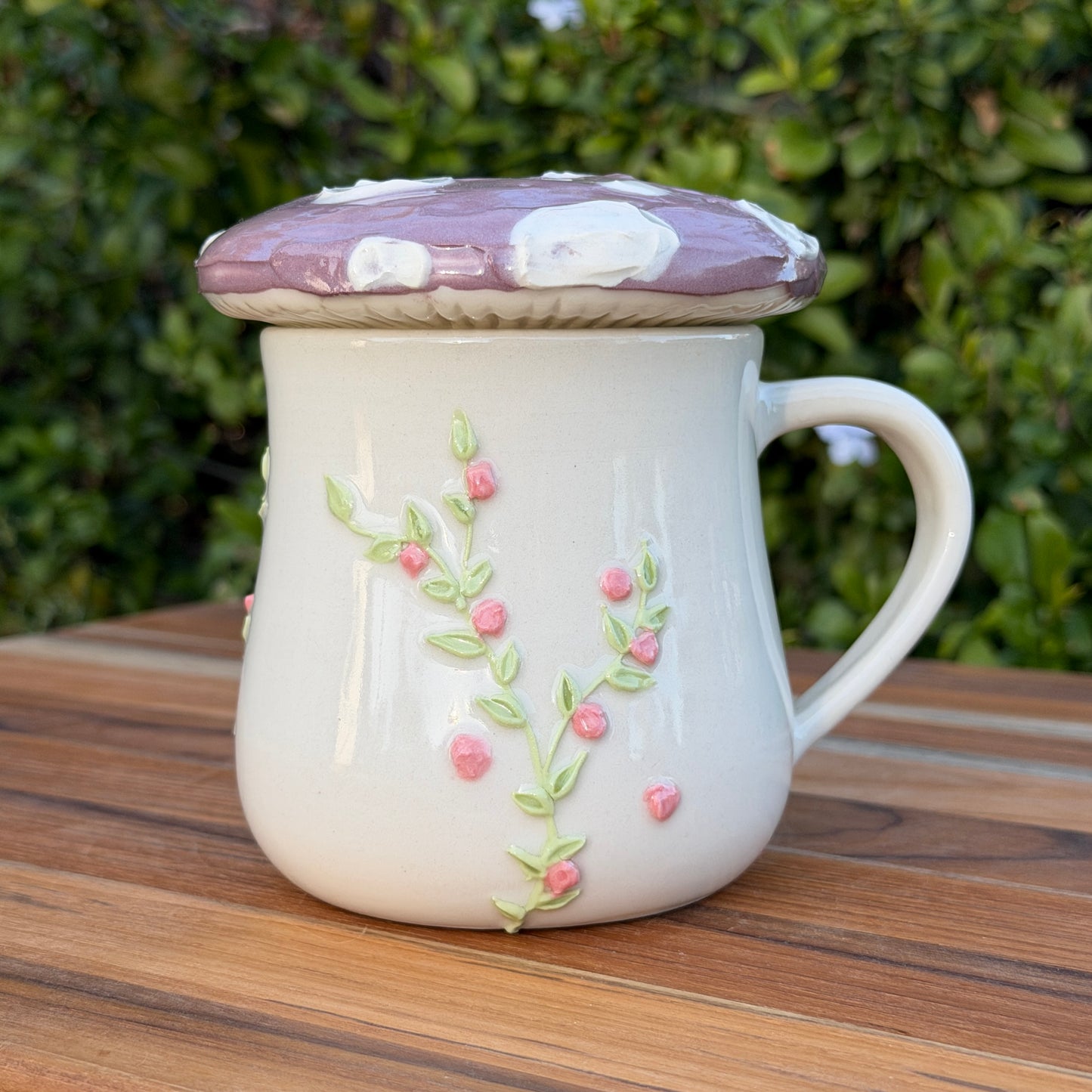 Mushroom Lid Mug - Purple