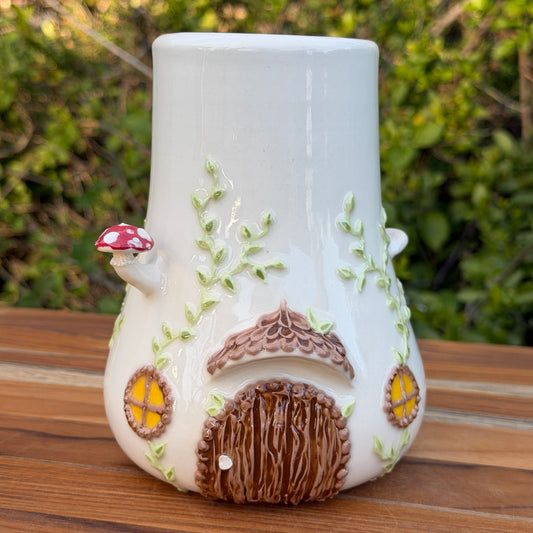 Mushroom House Vase - No Top