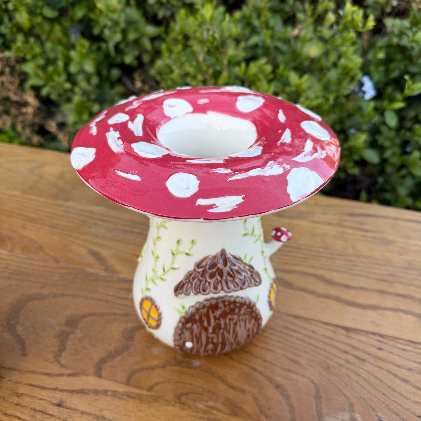 Mushroom House Vase